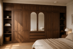 เฟอร์นิเจอร์ห้องนอน Fit-in Wardrobe ไม้สัก