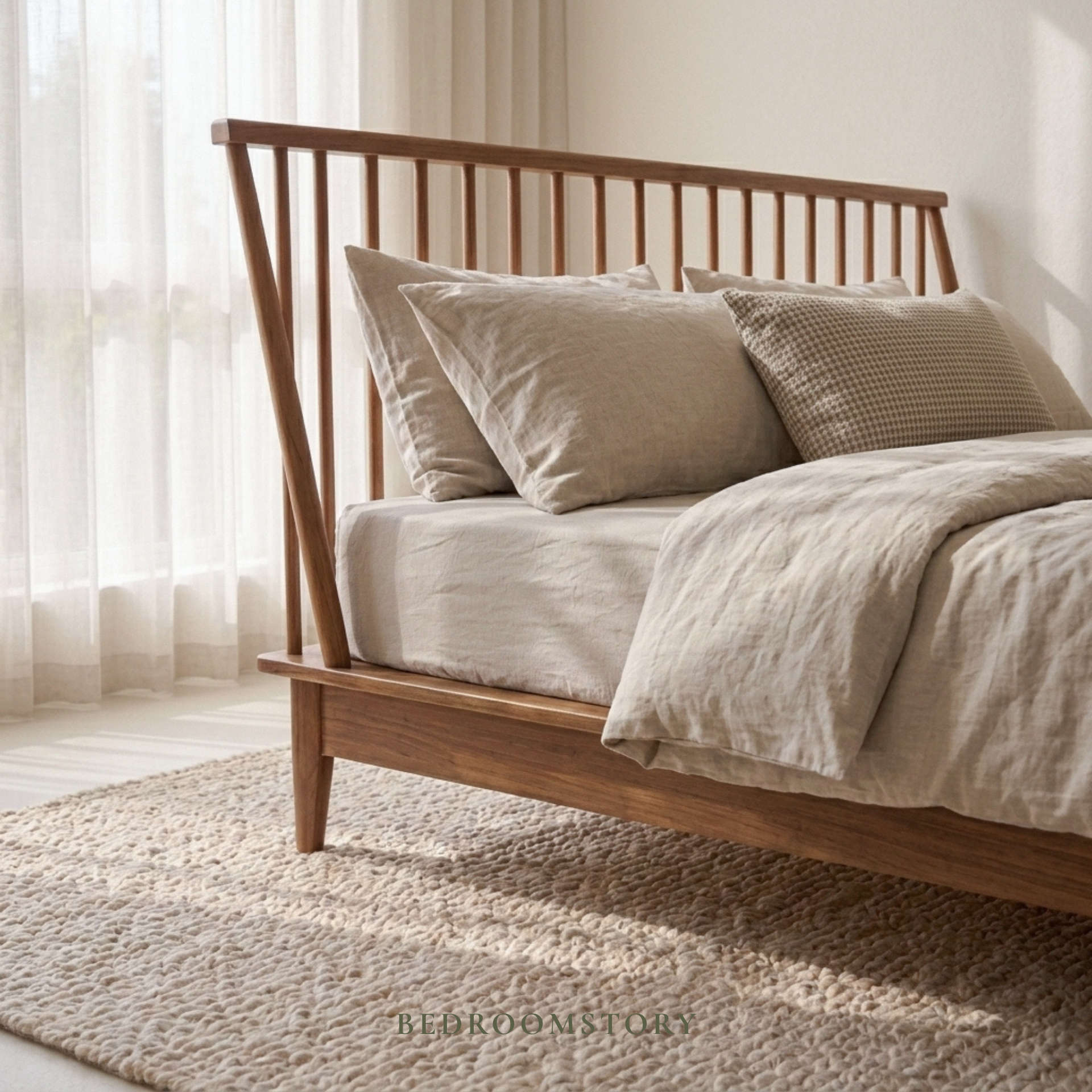 The Stillness Bed teak bed in reclaimed teak (5)